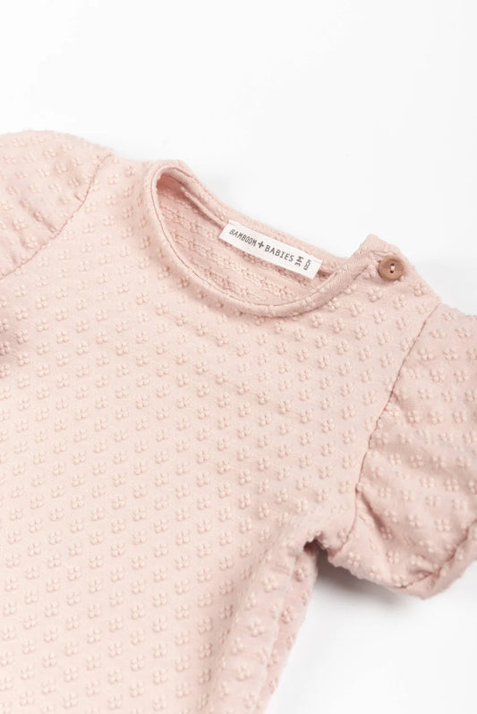 Shirt manica corta a palloncino - PINK BLOOM