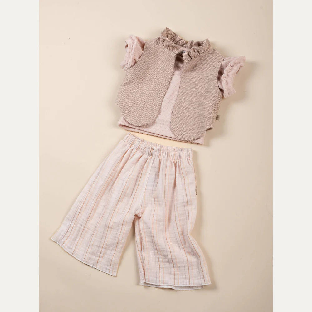 Shirt manica corta a palloncino - PINK BLOOM