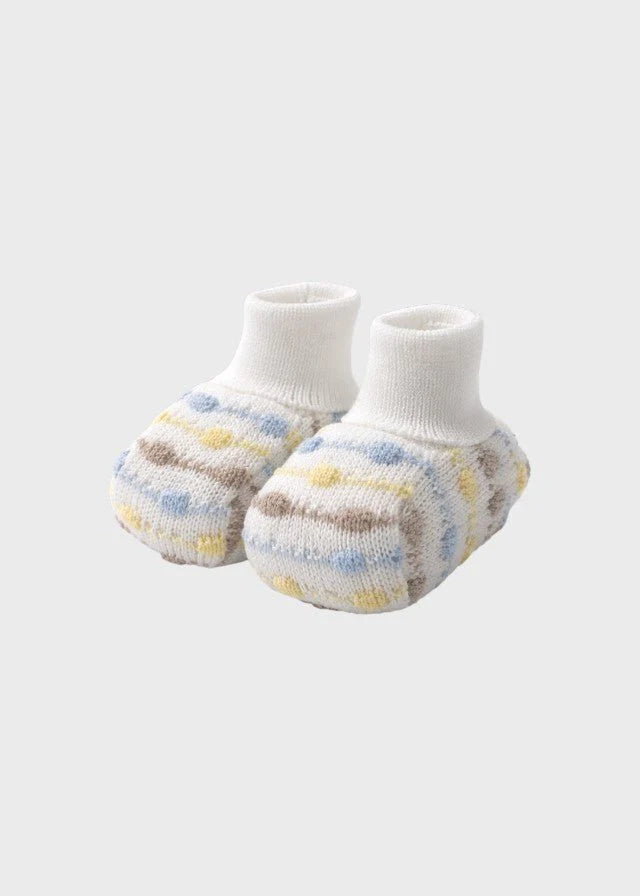 Babbucce cotone cielo