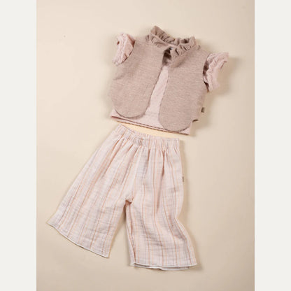 Shirt manica corta a palloncino - PINK BLOOM