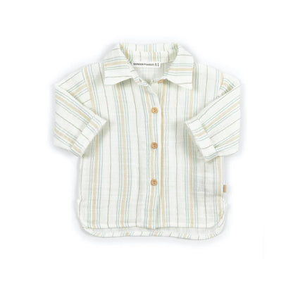 Camicia bimbo - STRIPE WHITE/BLU