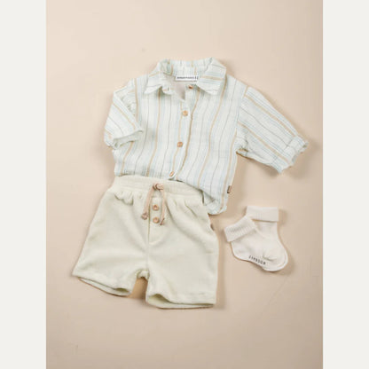 Camicia bimbo - STRIPE WHITE/BLU