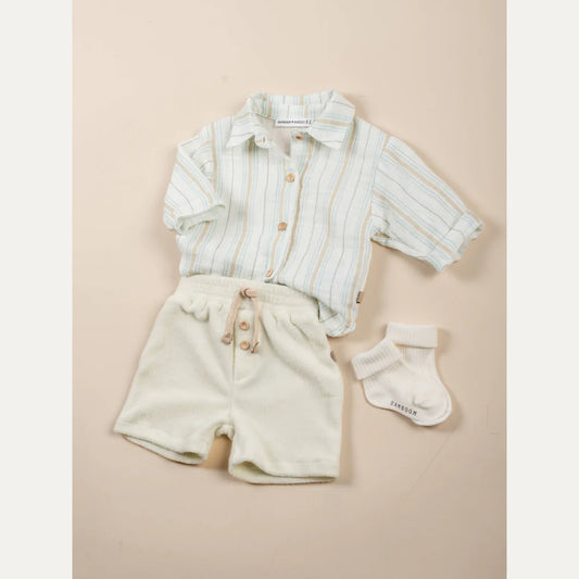 Camicia bimbo - STRIPE WHITE/BLU