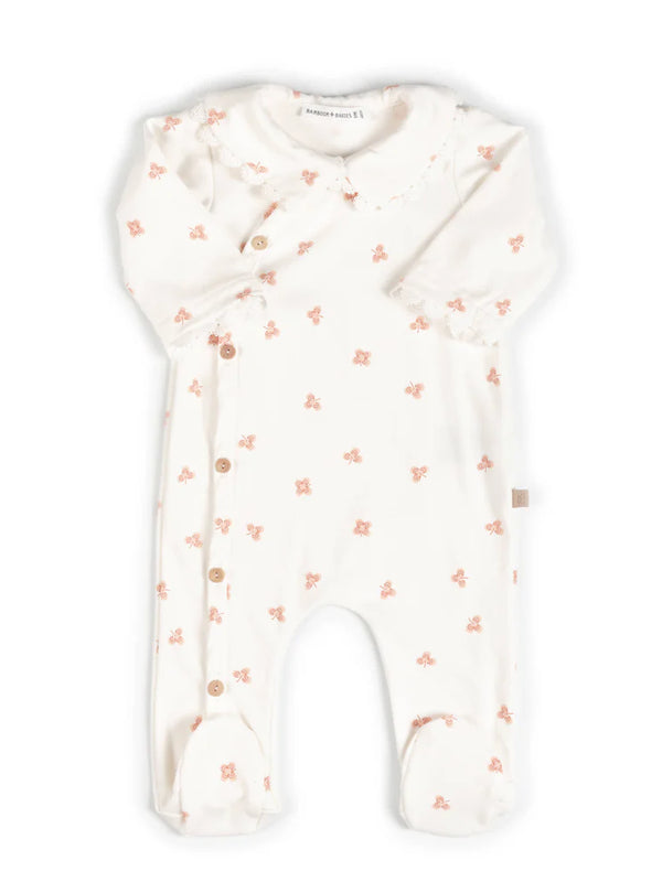 Tuta con colletto - PRINT LUCKY LEAVES