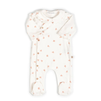 Tuta con colletto - PRINT LUCKY LEAVES