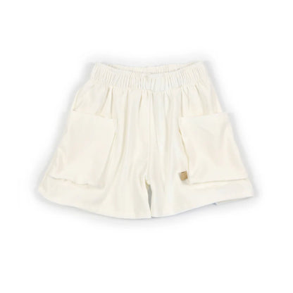 Short bimba con tasche - OFFWHITE