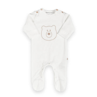 Tuta Orso con piedi - OFFWHITE