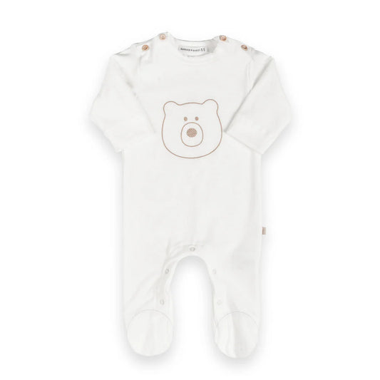 Tuta Orso con piedi - OFFWHITE