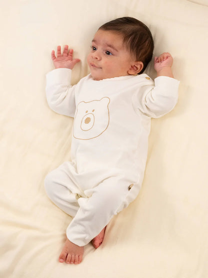 Tuta Orso con piedi - OFFWHITE