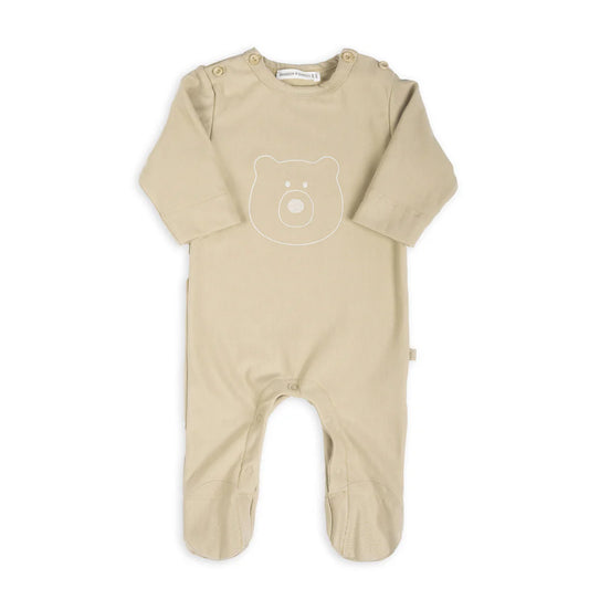 Tuta Orso con piedi - LIGHT MUSTARD