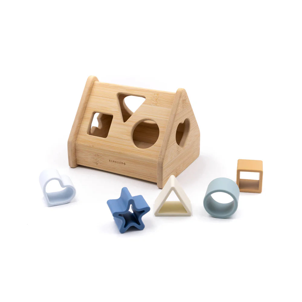 Casetta in legno e silicone - BLU