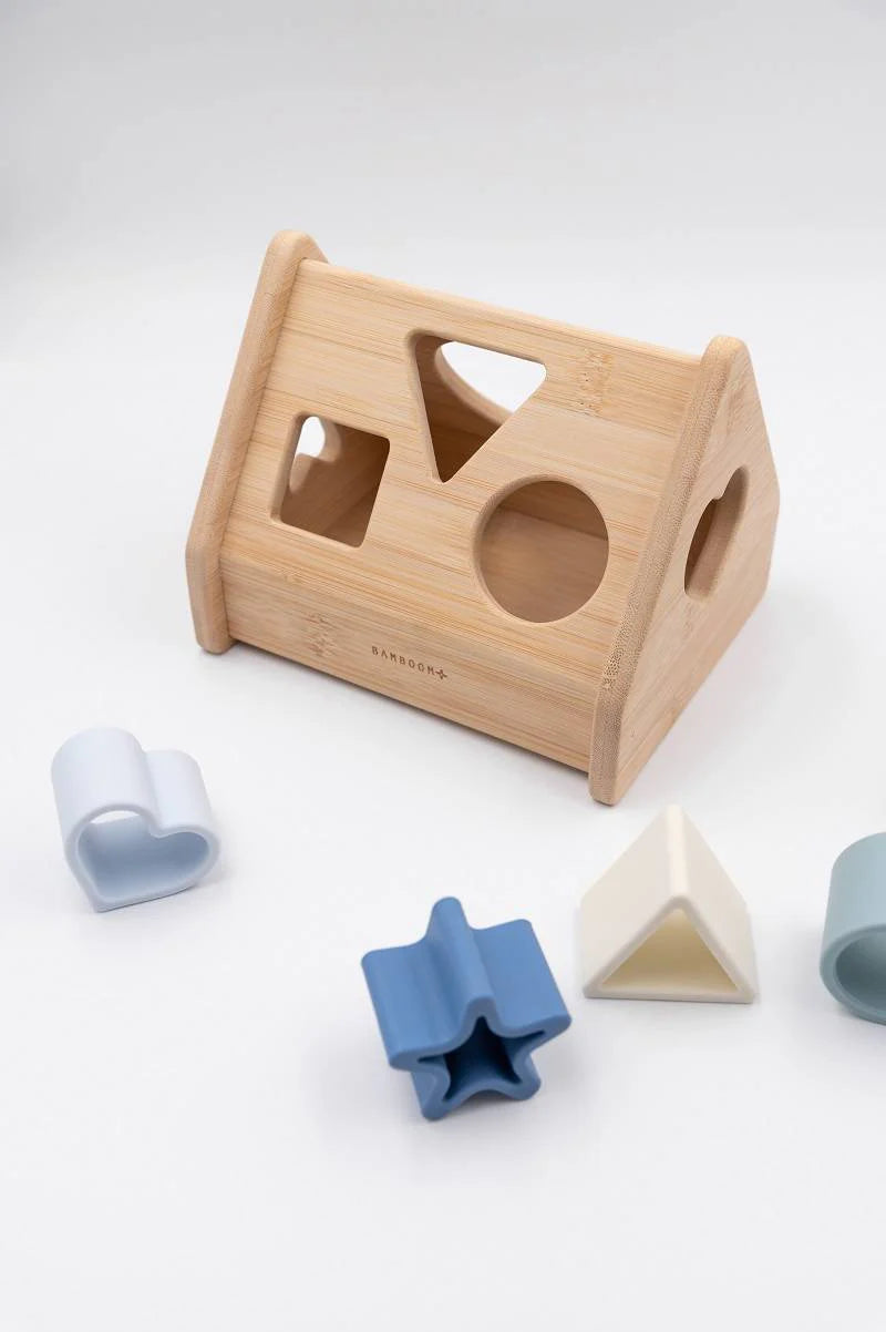 Casetta in legno e silicone - BLU
