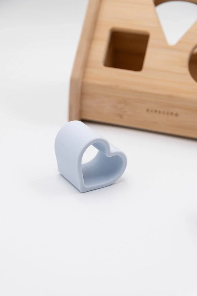 Casetta in legno e silicone - BLU