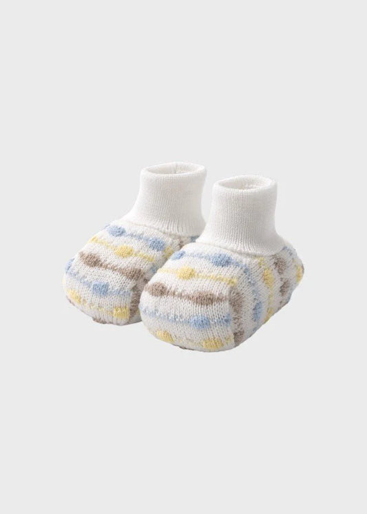 Babbucce cotone cielo