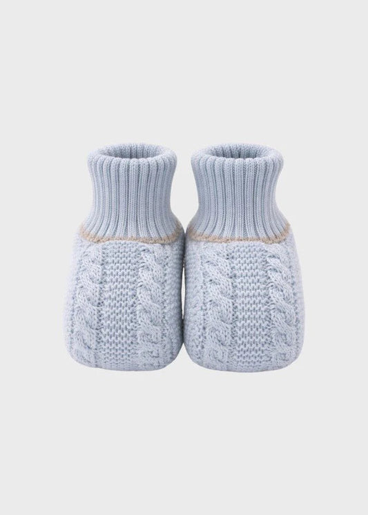 Babbucce cotone cielo