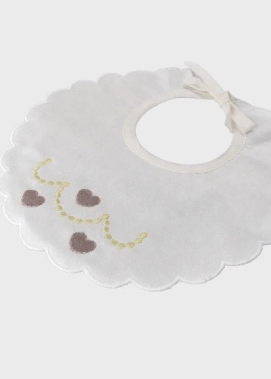 Bavetta cotone cuori marsala
