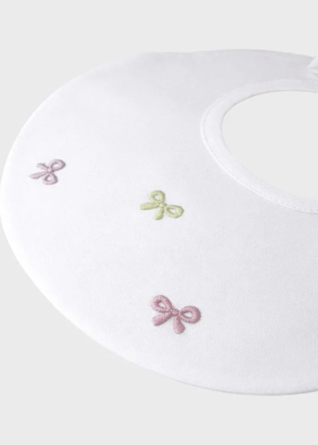 Bavetta cotone fiocchetti rosa