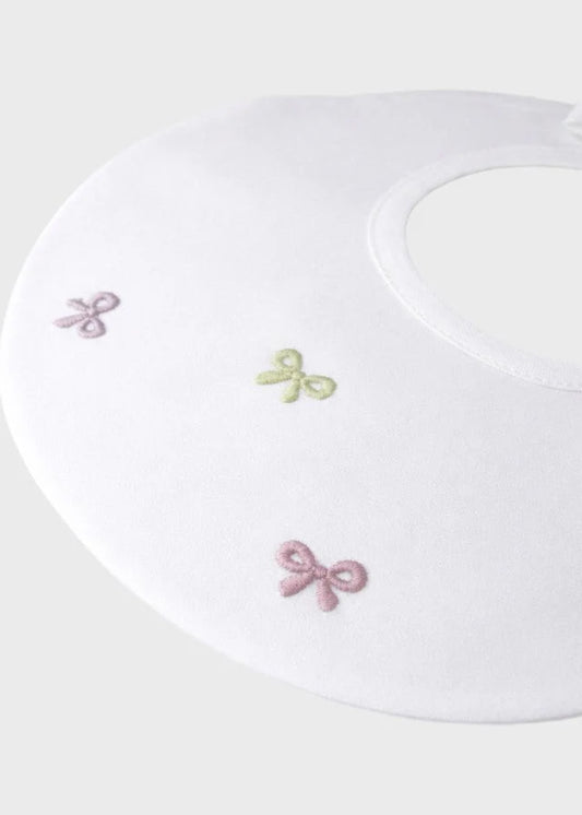 Bavetta cotone fiocchetti rosa