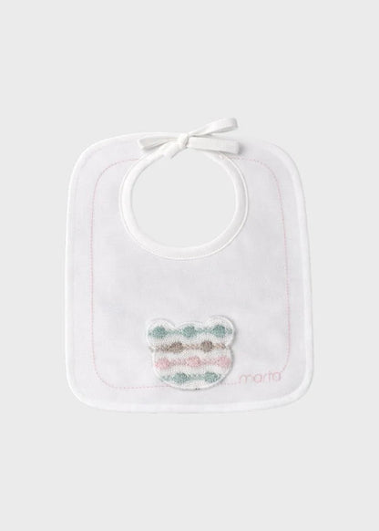 Bavetta cotone teddy rosa