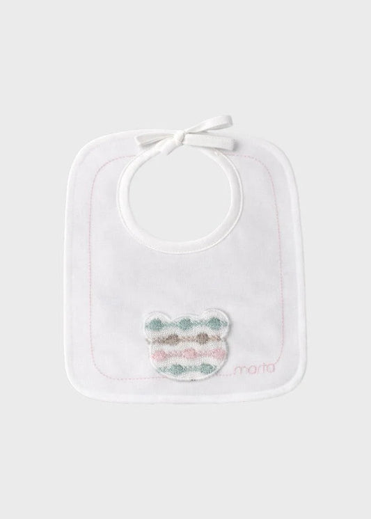 Bavetta cotone teddy rosa
