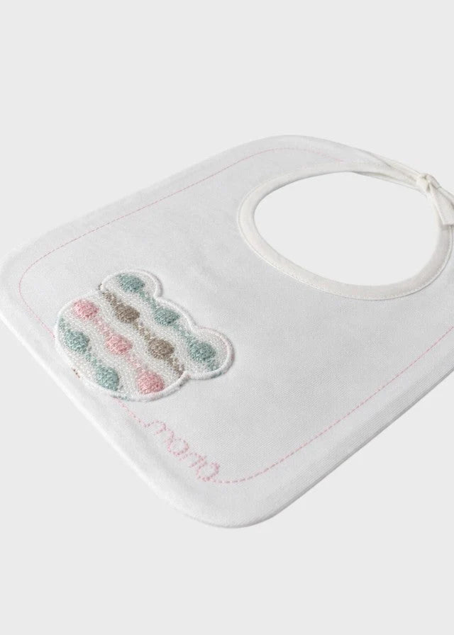 Bavetta cotone teddy rosa