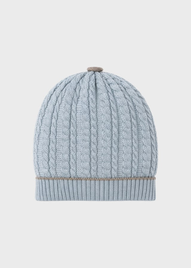 Cappellino profilo tortora cielo