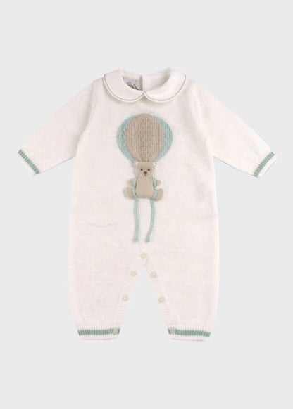 Tutina cotone mongolfiera verde