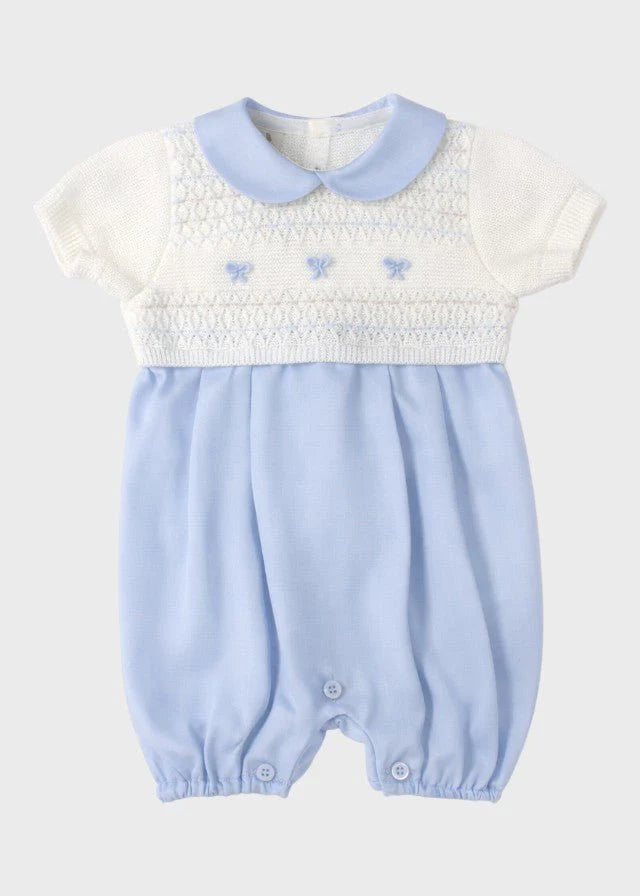 Tutina pagliacetto punto smock